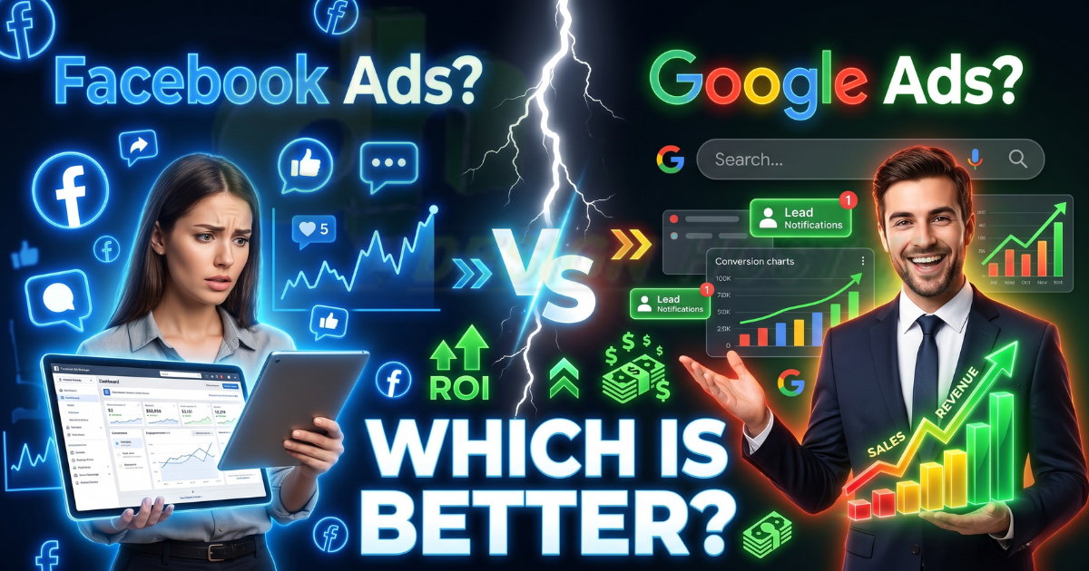 Facebook Ads vs Google Ads: Which Is Better for Business