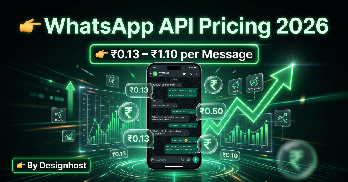 WhatsApp Business API Pricing in India 2026